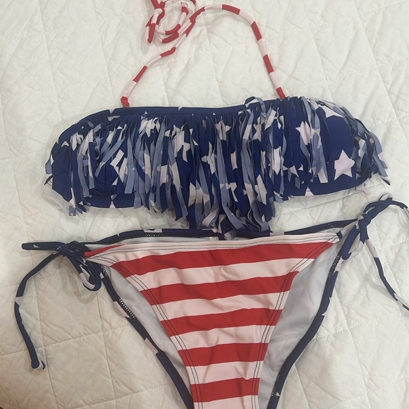 Fringed Flag - 4th of July Bikini 👙 Medium - Picture 2 of 7